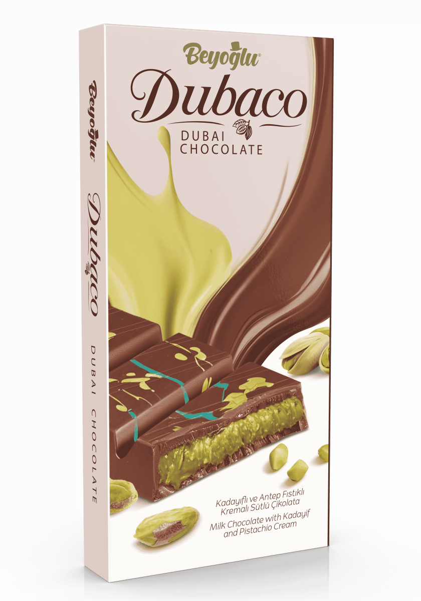 Beyoglu | Dubaco Crispy Kadayif Dubai Milk Chocolate - 95g - TryAladdin