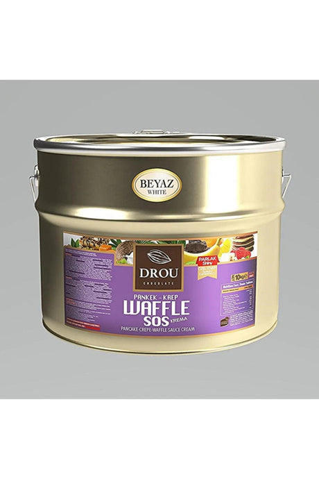 Drou White Chocolate Sauce for Waffle, Crepe & Pancake (10kg) - TryAladdin