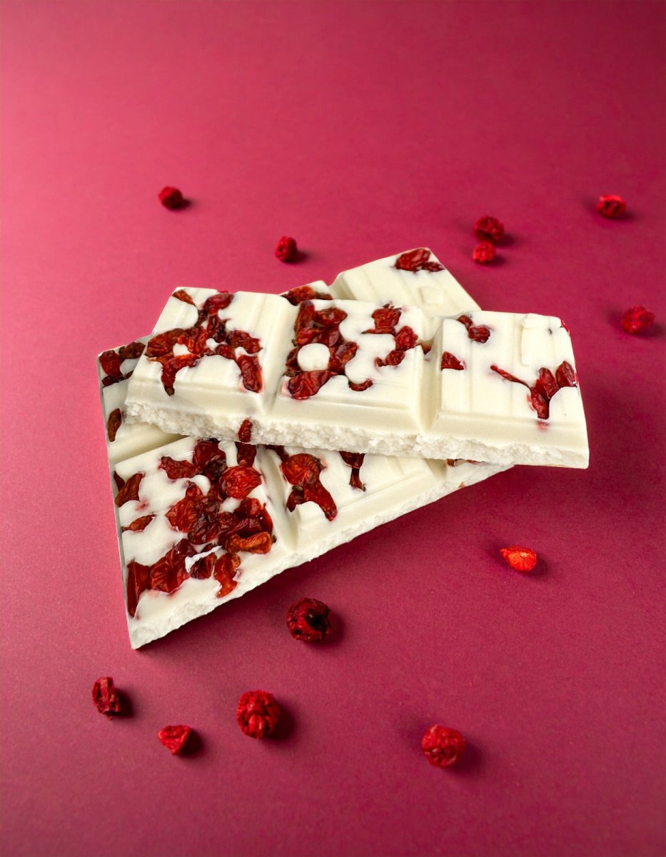 Ricolle White Chocolate with Zereshk Grape - 100gr - TryAladdin
