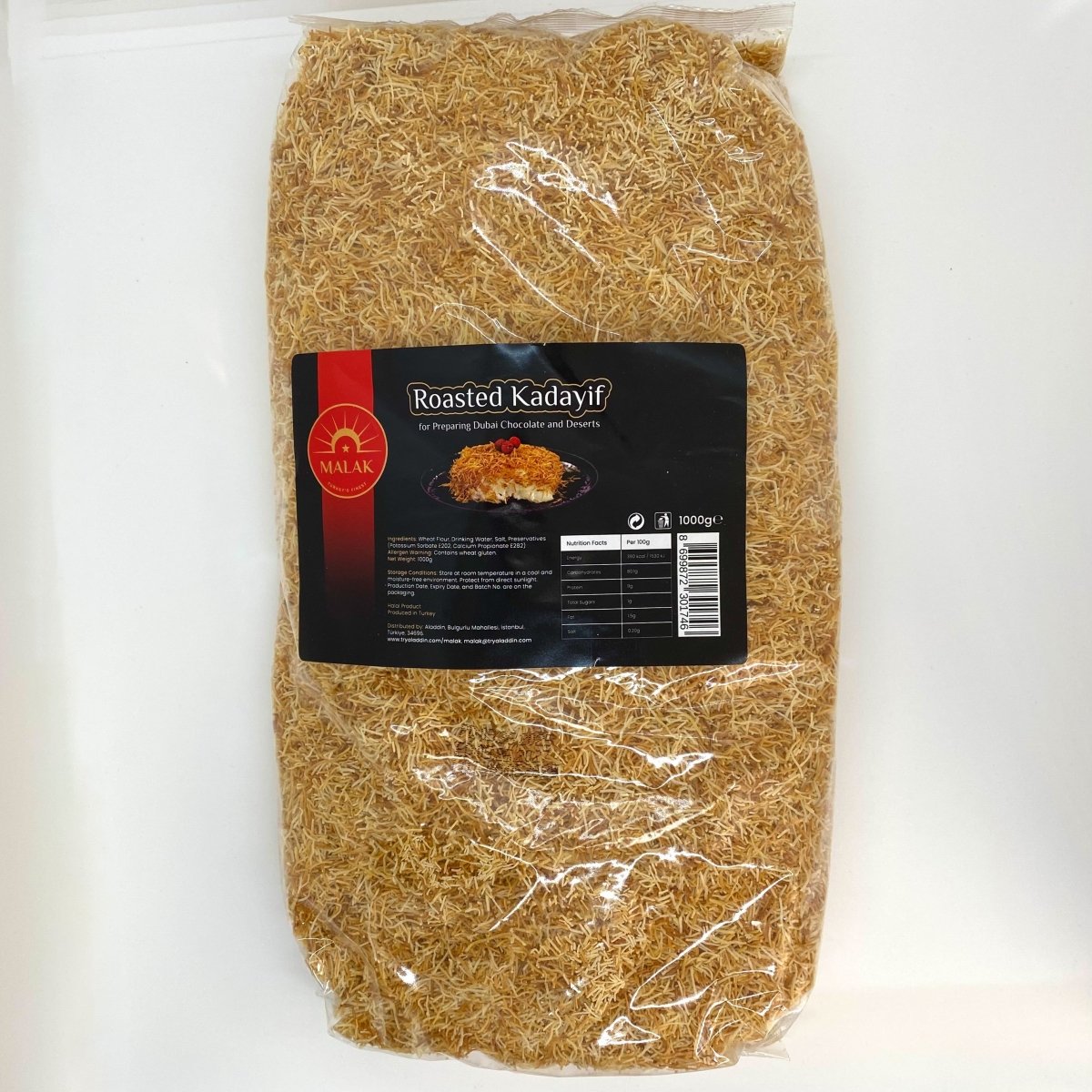 Roasted Kataifi/Kadayif for Preparing Dubai Chocolate and Desserts 1kg - TryAladdin
