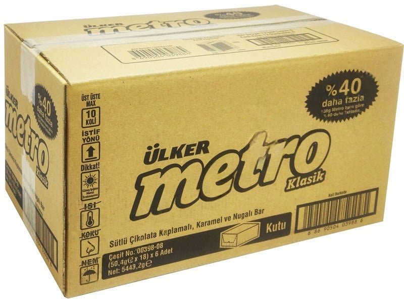 Ulker | Metro Large Chocolate Bar - TryAladdin