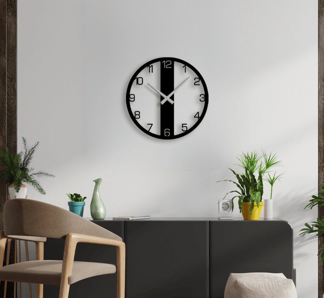 NR Dizayn | Decorative Metal Wall Clock - TryAladdin