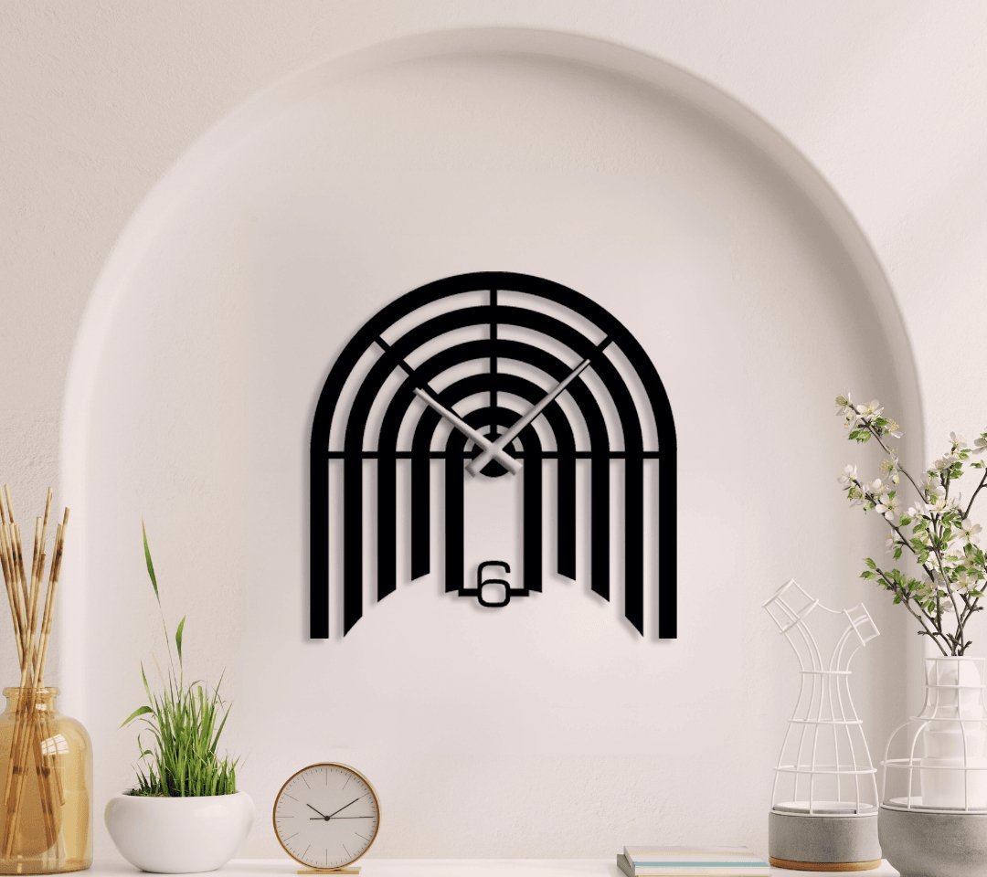 NR Dizayn | Decorative Metal Wall Clock - TryAladdin
