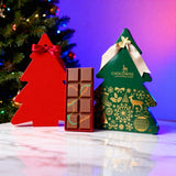 Chocowiss Festive Tree Gift Box - Dubai - Style Pistachio & Kadaif Pralines - 200g - TryAladdin