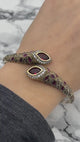 Istanbul Schmuck | Handgefertigtes Rubinstein-Ottoman-Silberarmband