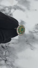Istanbul Schmuck | Smaragd Ottomanischer Stil Handgemachter Silberring