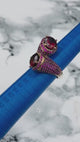 Istanbul Schmuck | Rubin Türkisches Design Handgemachter Silberring