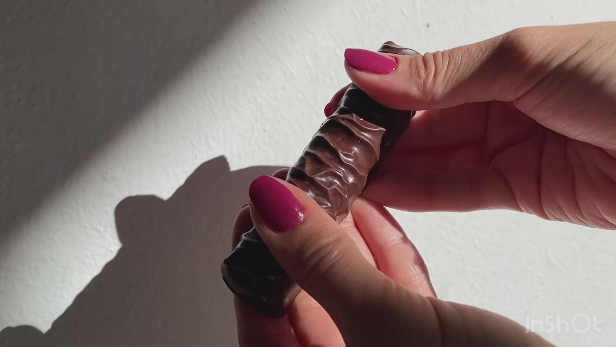 Veganistische Bittere Dubai Chocolade – %70 Bittere Chocolade met Pistache, Kadayif en Tahini (42g)