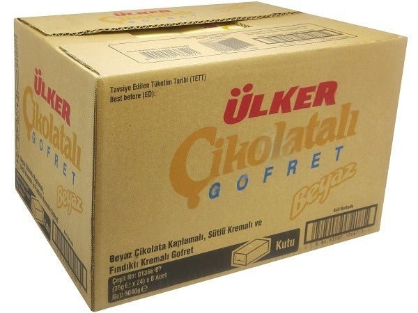 Ulker | White Chocolate Covered Wafers - TryAladdin